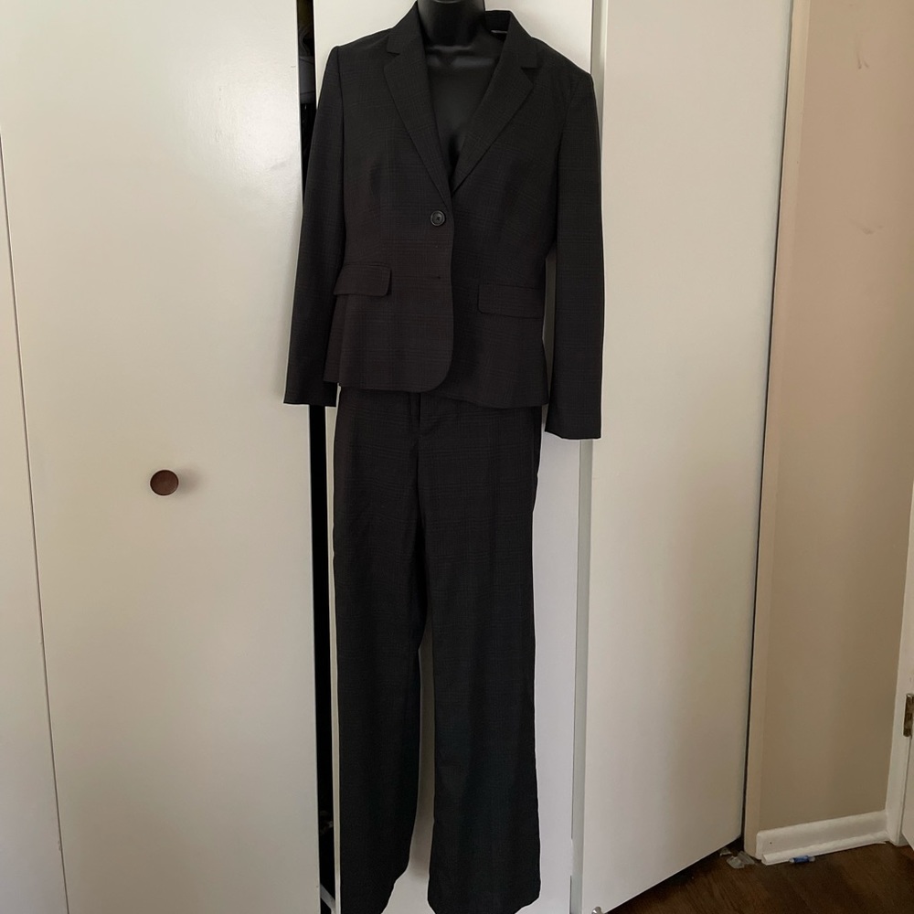 Dark suit top and bottom